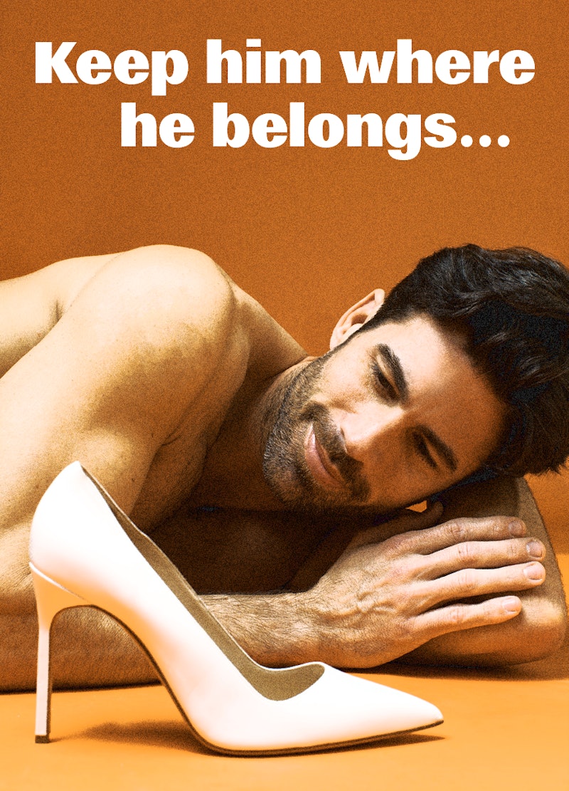 This Feminist Campaign Reimagines Sexist 50s Ads To Put Men In Womens