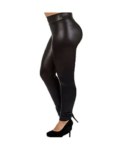 leggings depot capri plus size : ZERDOCEAN Women's Modal Plus Size Basic  Capri Leggings