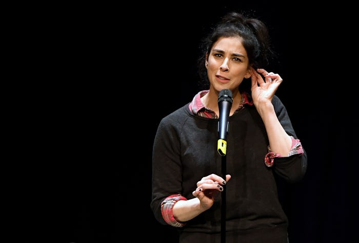 Sarah Silverman during her comedy performance