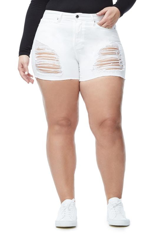 good american cut off shorts