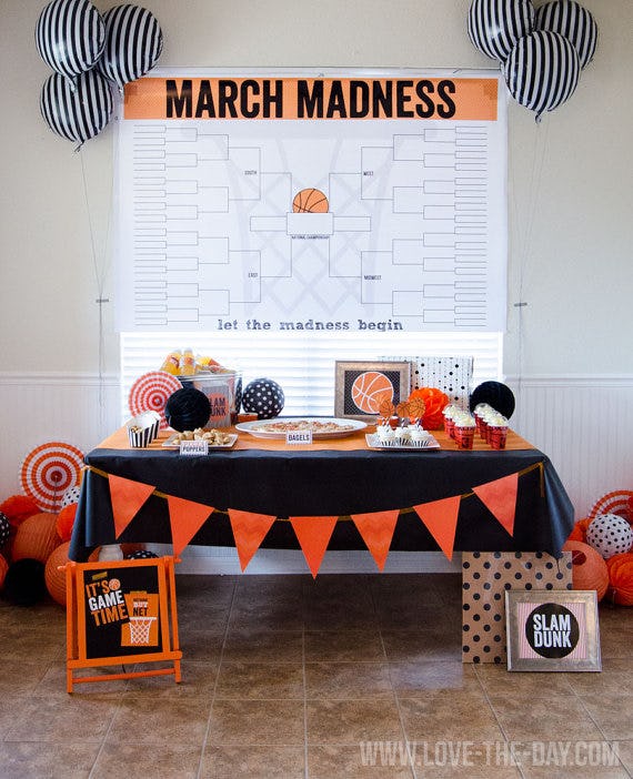 17 Unique March Madness 2017 Party Ideas For The Ultimate Watching