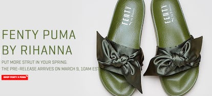 What Colors Are The Rihanna Satin Bow Puma Slides You Are So