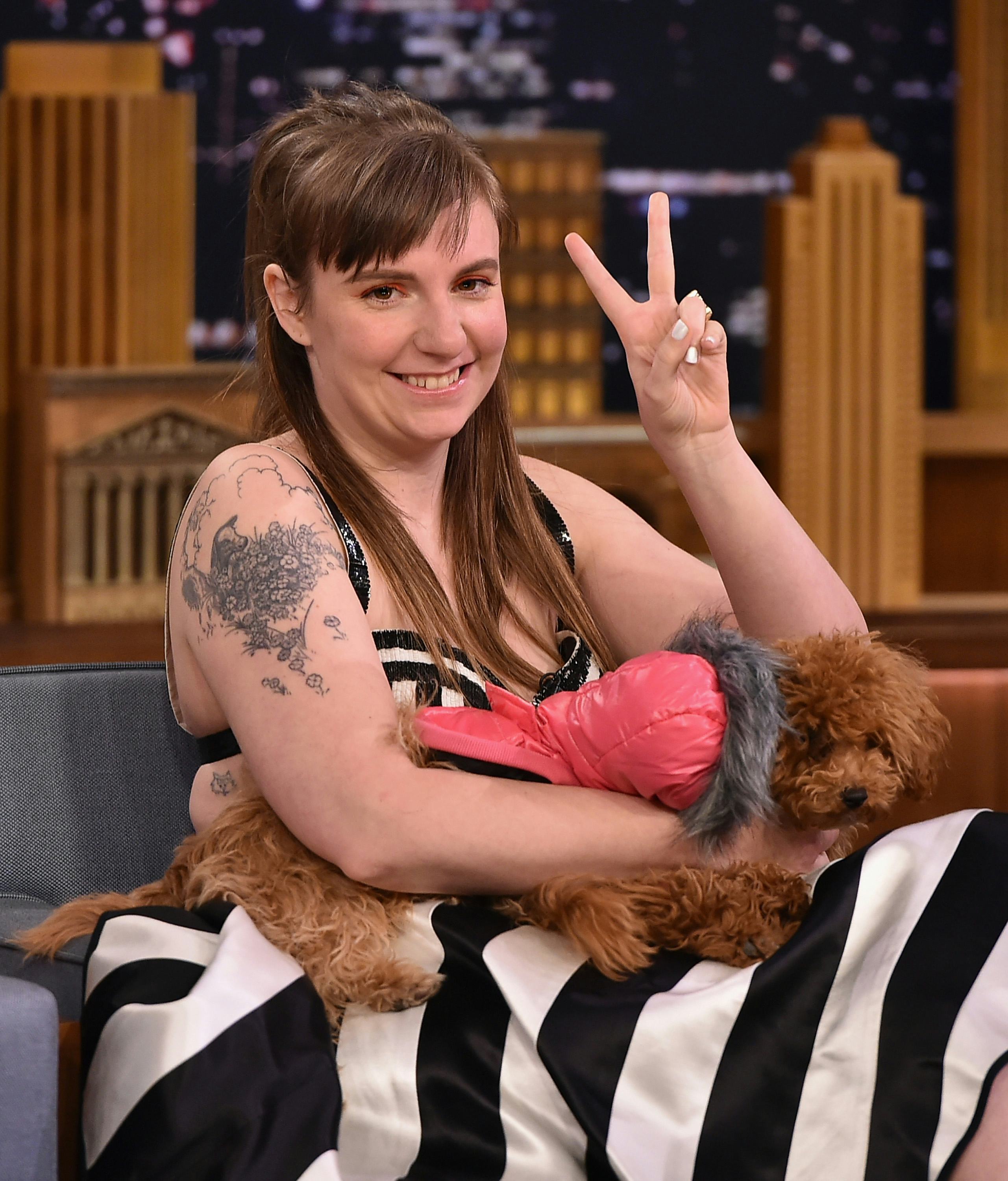 Lena Dunham S New Tattoo Is Inspired By Rihanna Photo