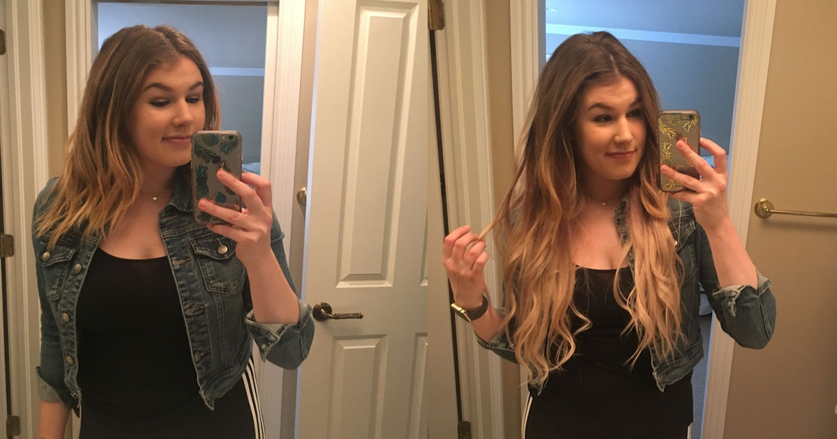I Tried Clip In Extensions All Of My Long Hair Dreams Came True