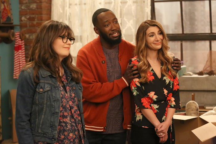 Jessica, Aly and Winston in a scene from 'New Girl'