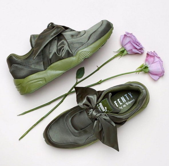 rihanna puma bow sneakers