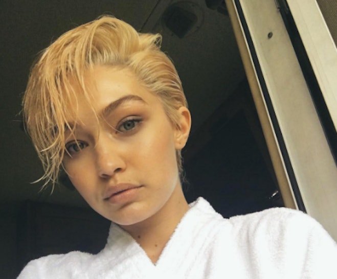 Is Gigi Hadids Short Blonde Hair Real Heres The Deal With