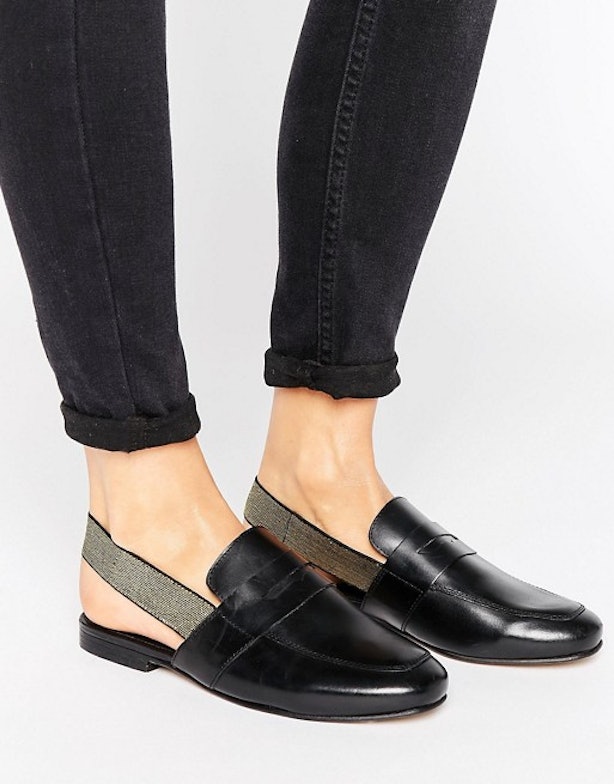 open back flat mules