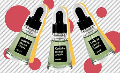 Collage of three COSRX Centella blemish ampules