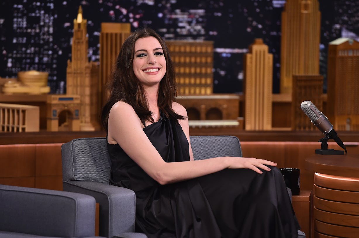 Anne Hathaway Talks About How Playground Slides Can Be A Parent's Worst ...