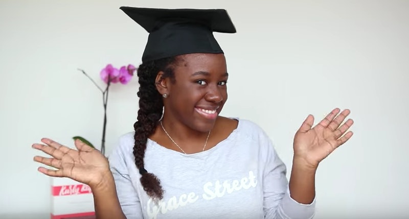 11 Ways To Wear Your Hair With A Graduation Cap & Actually 
