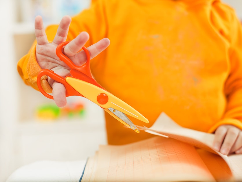Mum stopped from buying plastic scissors for toddler