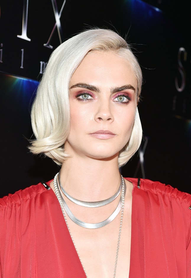 Cara Delevingne Has Platinum Bangs On 'V' Cover & It's So Mod — PHOTO