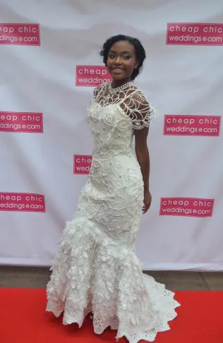 wedding dress design competition The (amazing) 12th Annual Toilet Paper Wedding Dress Contest
