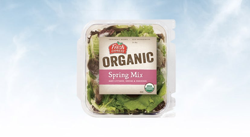 Fresh Express Organic Spring Mix package
