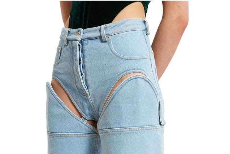 detachable jeans into shorts