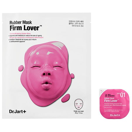Rubber peel off face mask