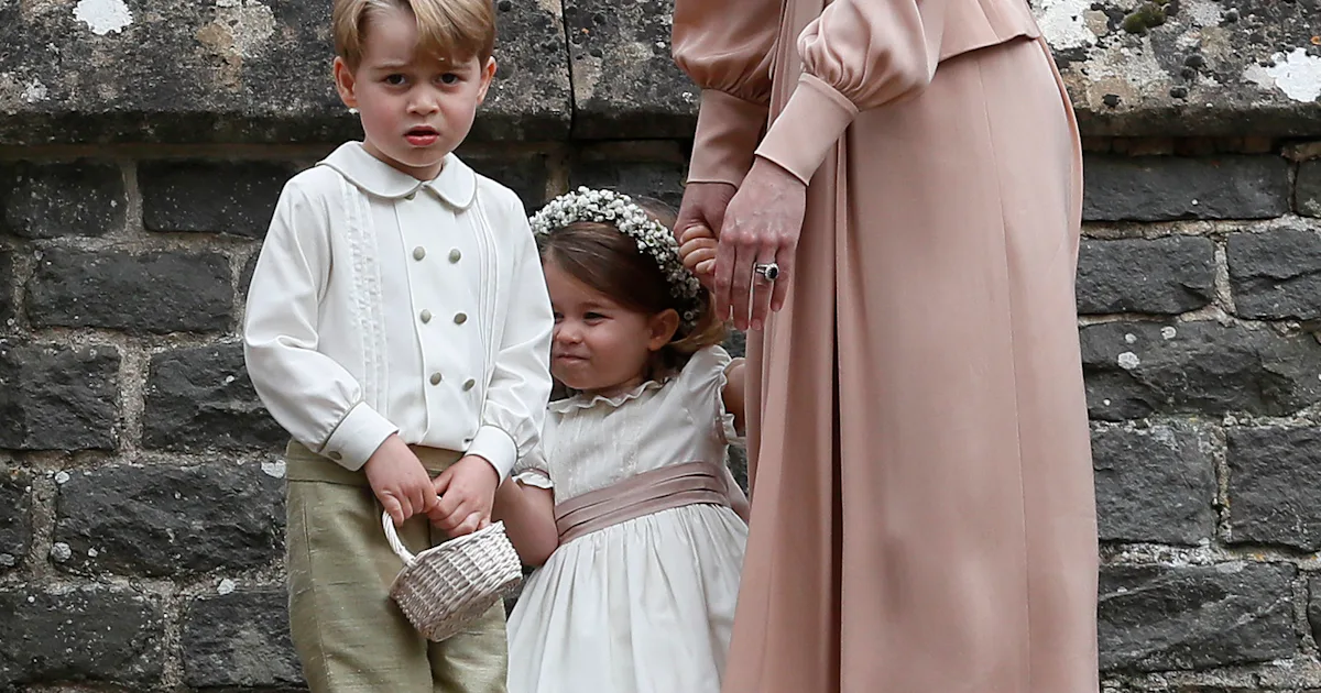 Pictures Of Prince George & Princess Charlotte At Pippa's Wedding Are Everything Pictures Of Prince George & Princess Charlotte At Pippa's Wedding Are Everything