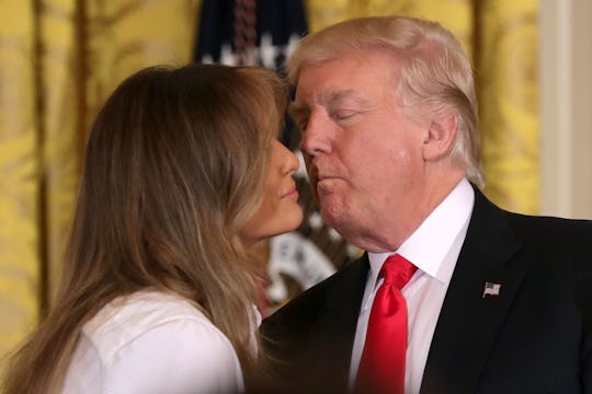 Video Of Melania Trump Swatting Donald Trump’s Hand Away Is Super Awkward