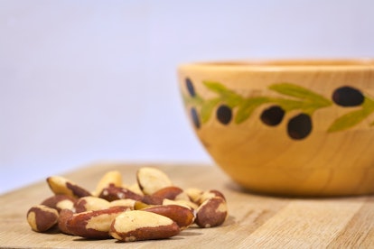 A pile of selenium-rich Brazil nuts