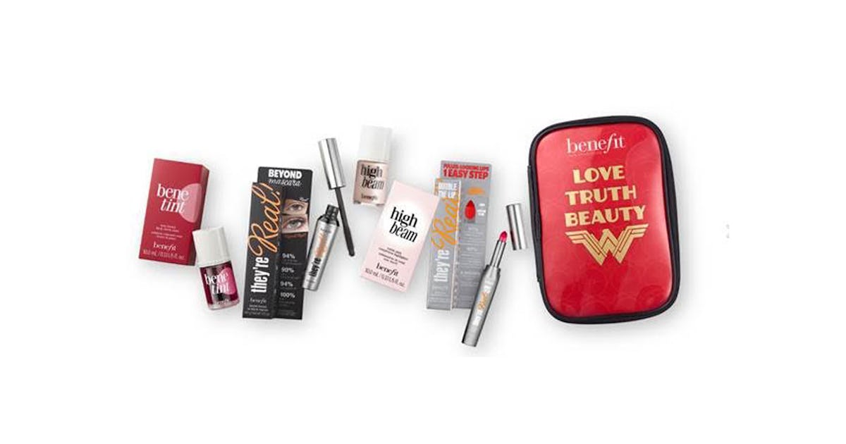 The Benefit x Wonder Woman Makeup Kit Is Here For The Superhero In All
