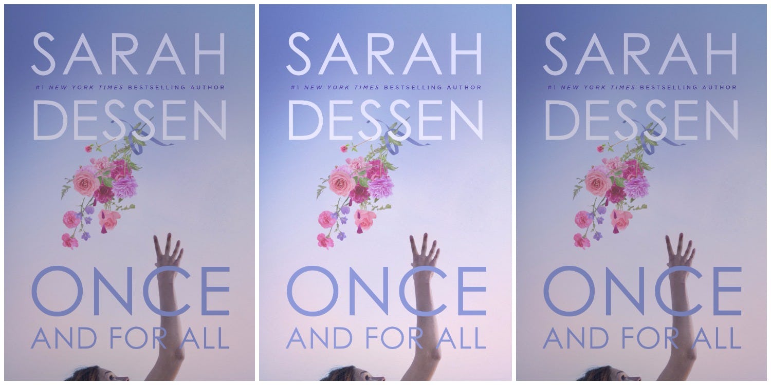 Various Young Adult books fashion by Sarah Dessen