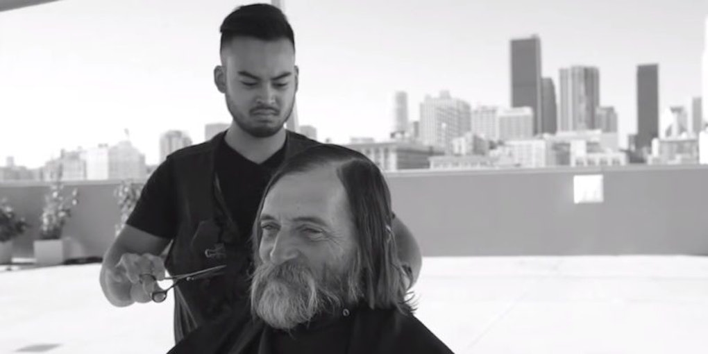Haircuts For The Homeless Video Shows That We Re Really All