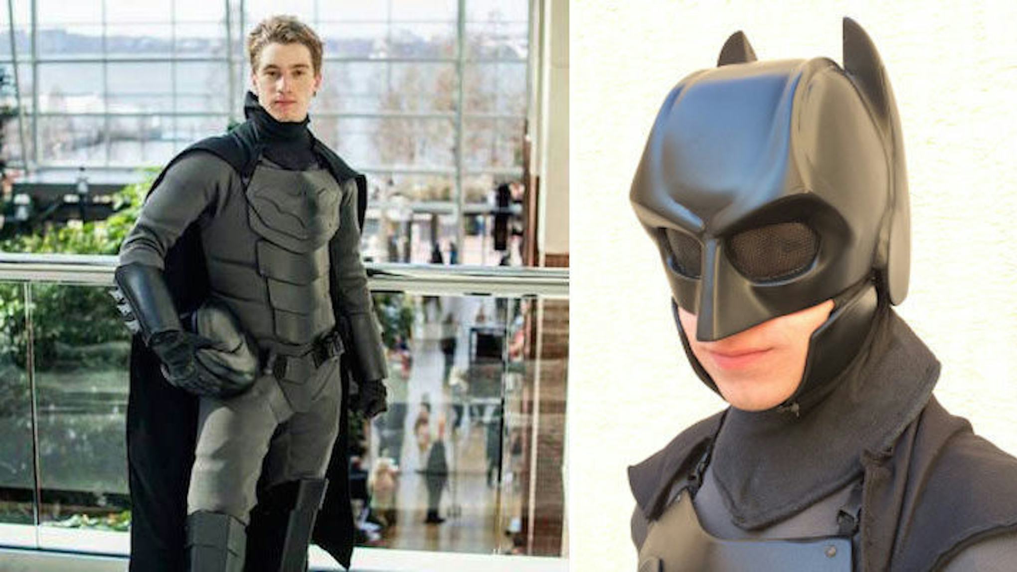 Student Makes RealLife Batman Costume That's Ready For Combat (Photos)