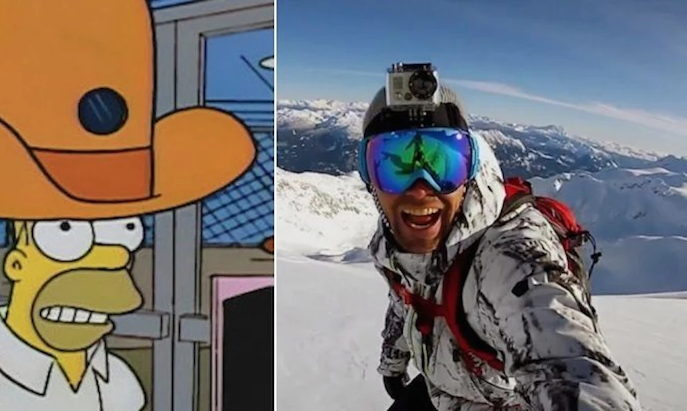 Hasil gambar untuk gopro the simpsons