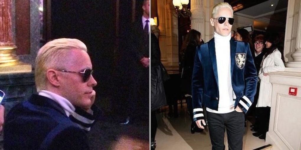 Move Over Kim K Jared Leto Also Dyed His Hair Bleach Blonde Photos
