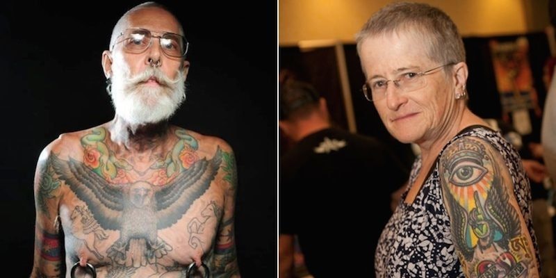 InkedUp Seniors Citizens Prove Tattoos Will Always Look Awesome Photos