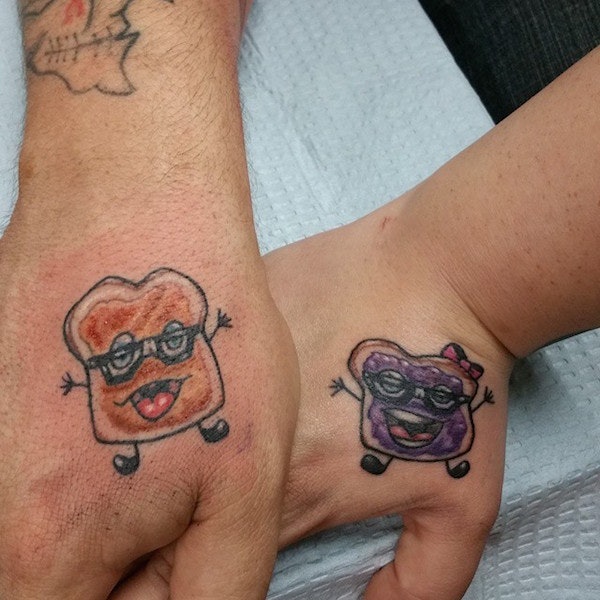 peanut butter and jelly tattooTikTok Search