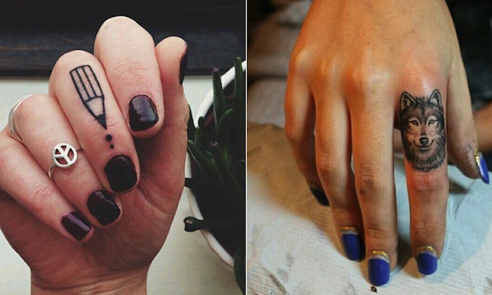 30 Awesome Finger Tattoos That Will Subtly Add Creativity