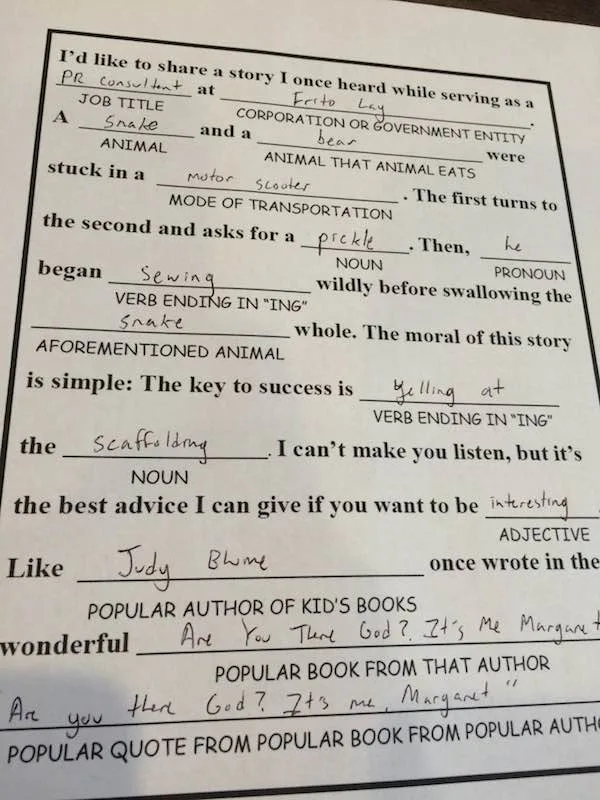 Proof That Every Graduation Commencement Speech Is Basically Mad Libs