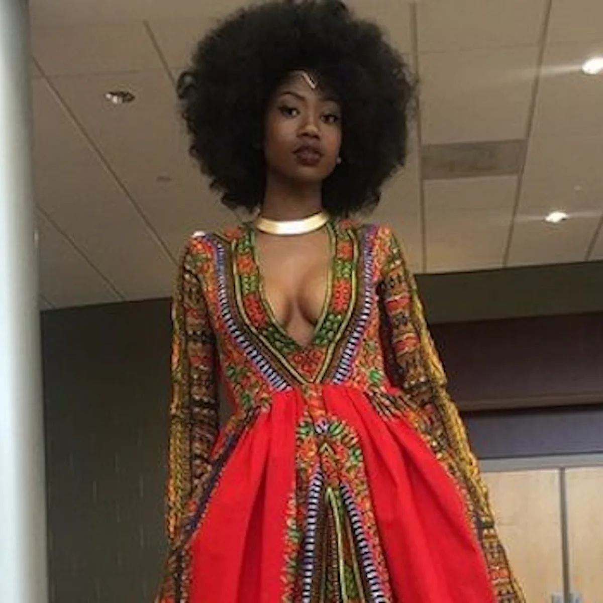 kyemah mcentyre prom dress Viral teen designer makes bold fashion statement at BET Honors
