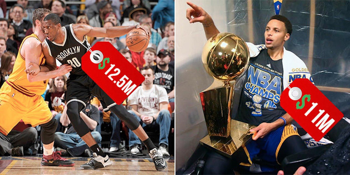 NBA Players You Didn't Even Know Existed Are Getting Paid Like MVPs