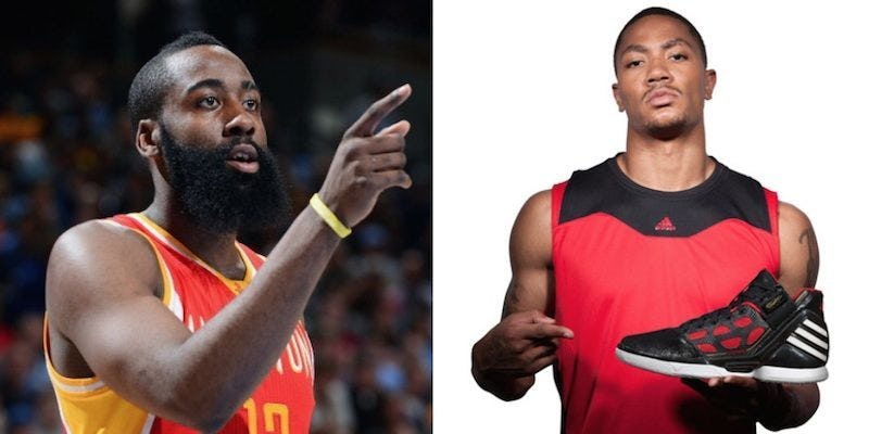 derrick rose james harden