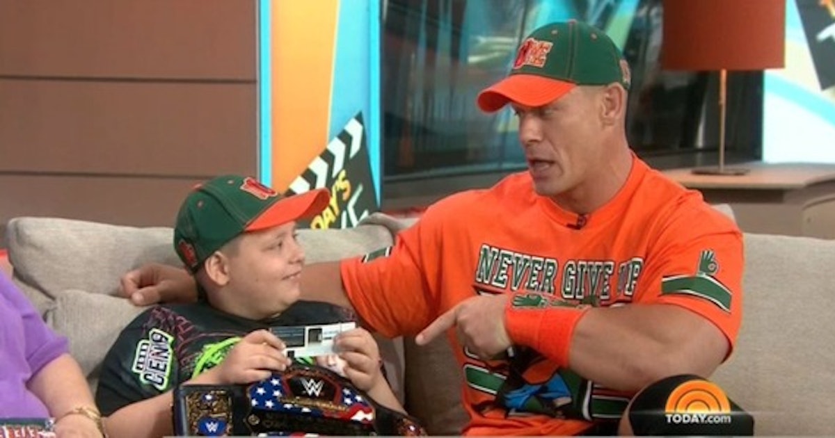See John Cena Surprise a 7-Year-Old Fan Battling Cancer