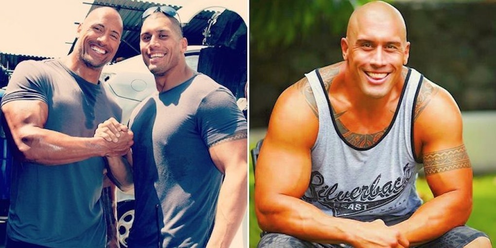 The Man Behind The Rock S Stunts For The Past 13 Years Is His Cousin
