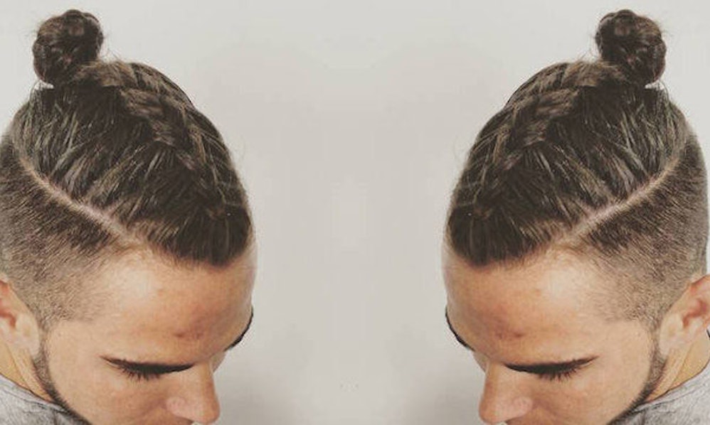 Man French Braid