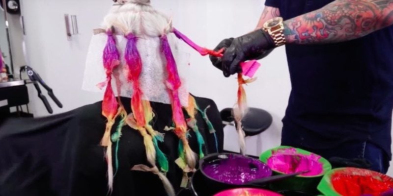 This Gorgeous Tie Dye Hair Trend Is The Latest Style You Have To