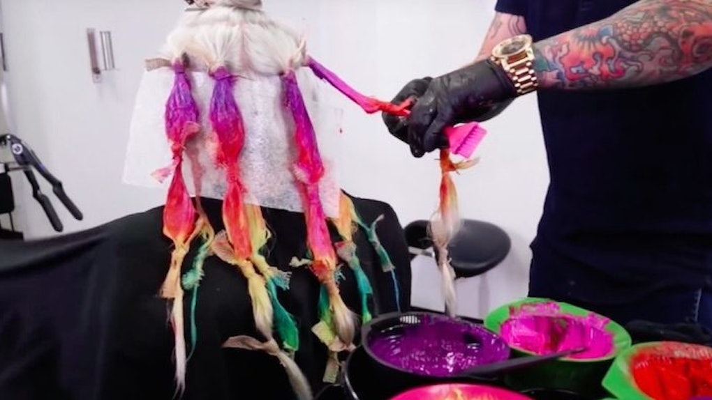 This Gorgeous Tie Dye Hair Trend Is The Latest Style You Have To