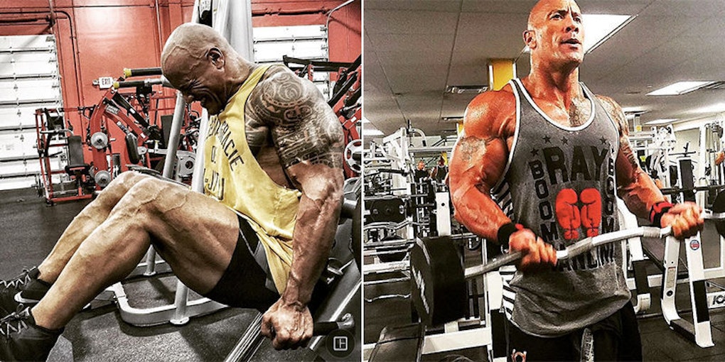  The Rock s  Workout  Routine Looks Like The Most Intense Sh 