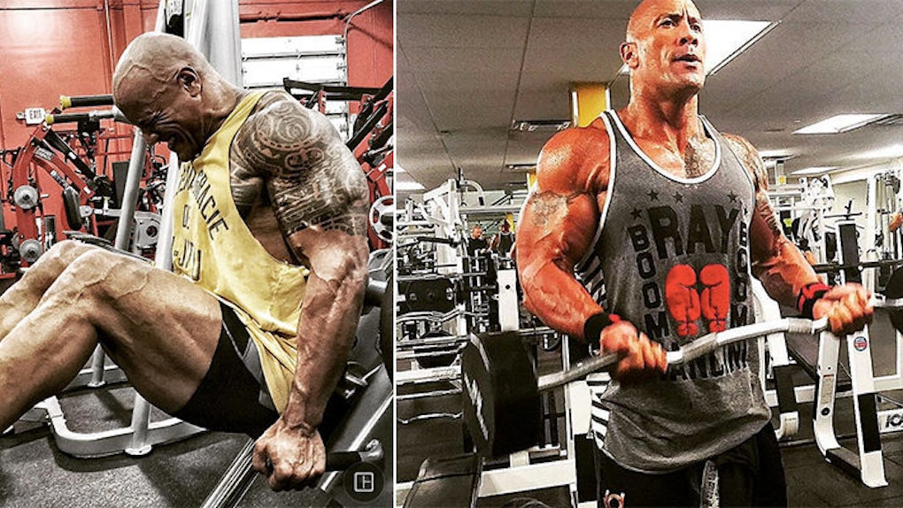 The Rock�s Workout Routine Looks Like The Most Intense Sh The Rock�s Workout Routine Looks Like The Most Intense Sh