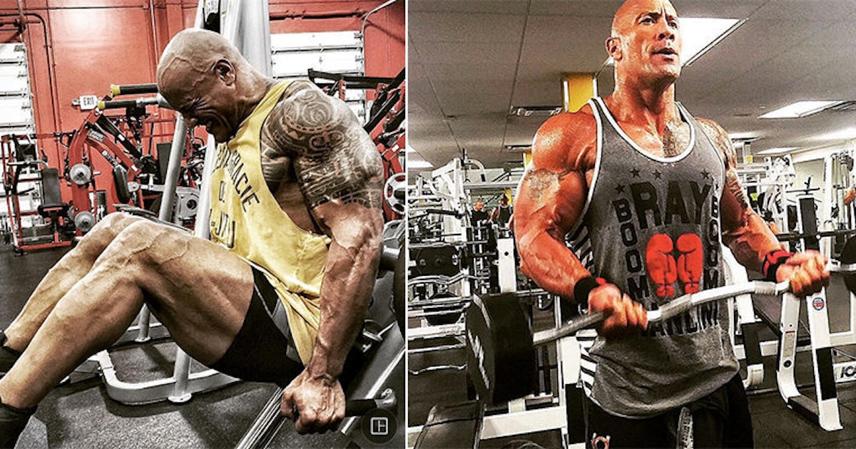 The Rock's Workout Routine Looks Like The Most Intense Sh*t Ever