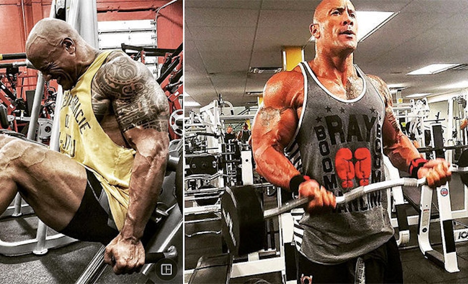 The Rock's Workout Routine Looks Like The Most Intense Sh*t Ever