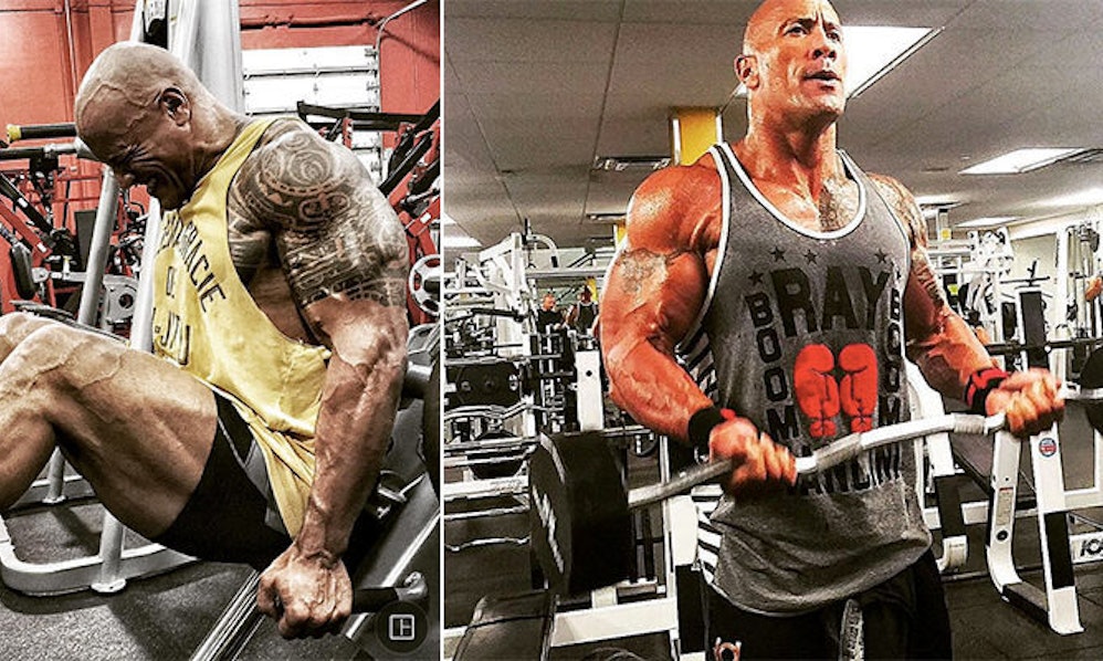 The Rock's Workout Routine Looks Like The Most Intense Sh*t Ever