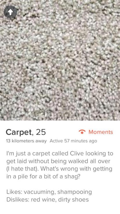 This Carpet Pun War On Tinder Is The Best Thing You Ll See Today Photos This Carpet Pun War On Tinder Is The Best Thing You Ll See Today Photos