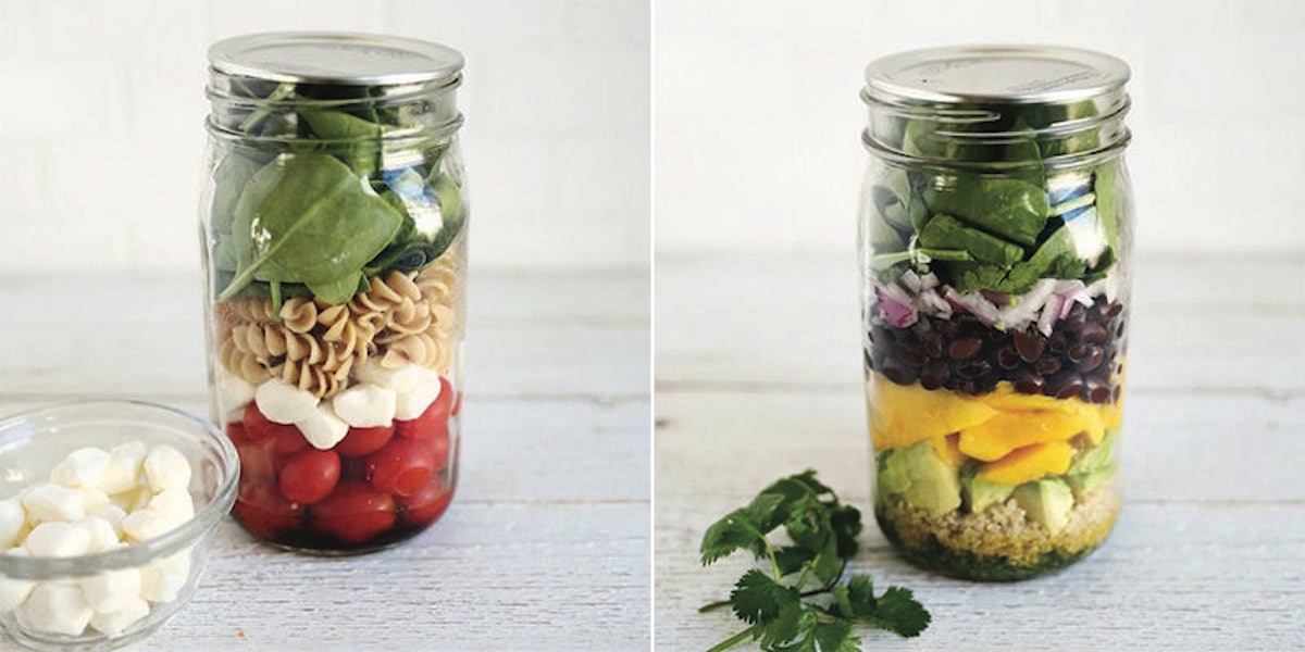 California Salad in a Jar - Organize Yourself Skinny