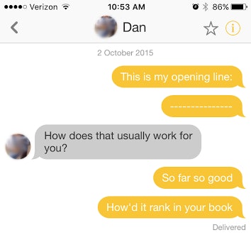 35 Tinder Pick Up Lines So Bad That They Succeeded